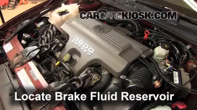 1999 Chevrolet Monte Carlo Z34 3.8L V6 Líquido de frenos Agregar fluido